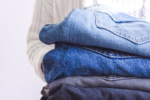 pile of jeans