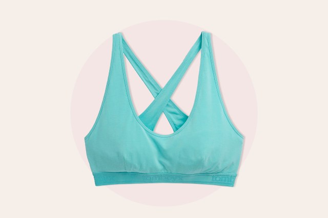 Teal exercise bralette