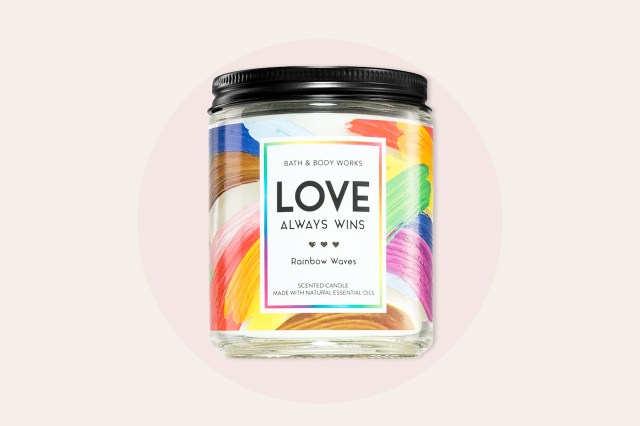 Love Always Wins candle from Bath & Bodyworks