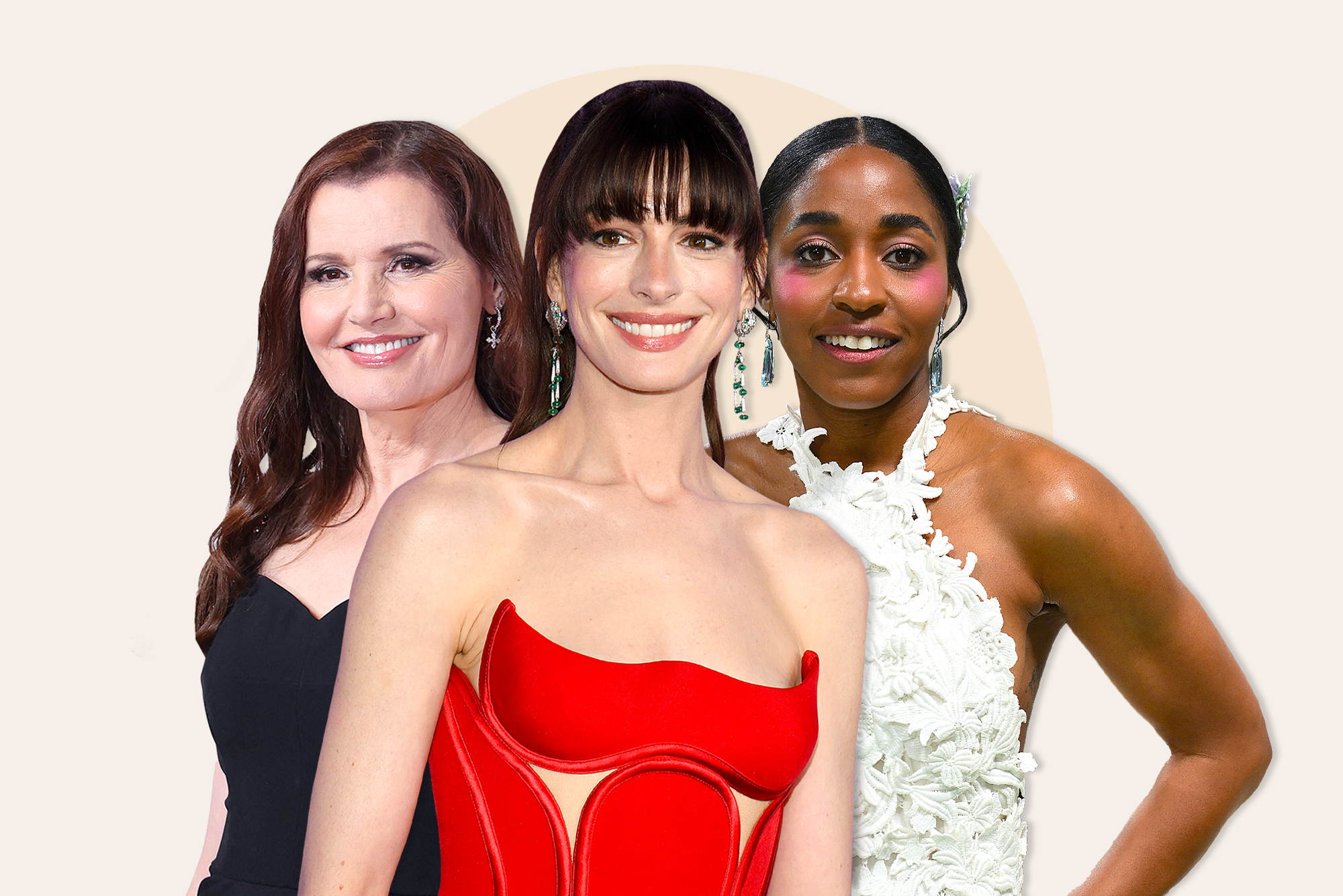 Geena Davis, Anne Hathaway, Ayo Edebiri