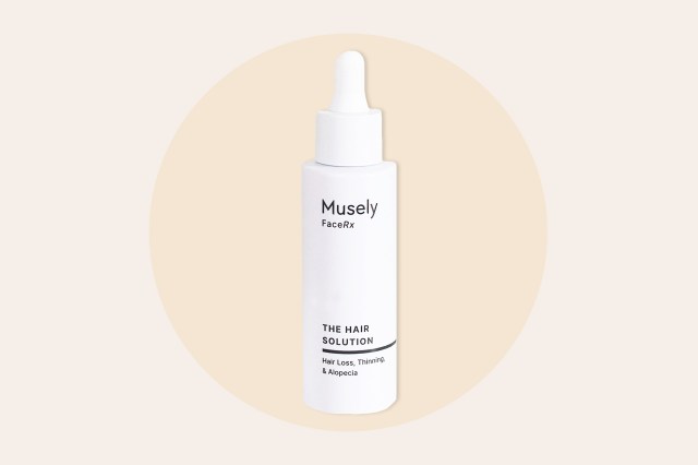 White beauty product bottle