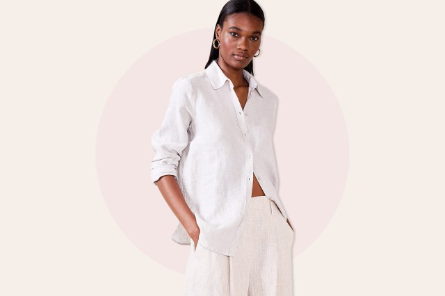 Linen Button-Up Shirt