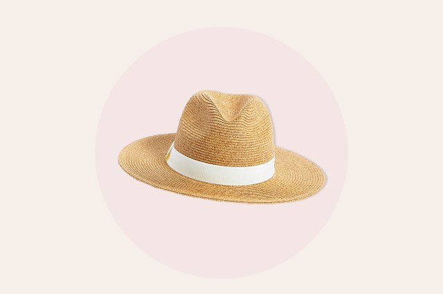 Ivory Wide Brim Sun Hat