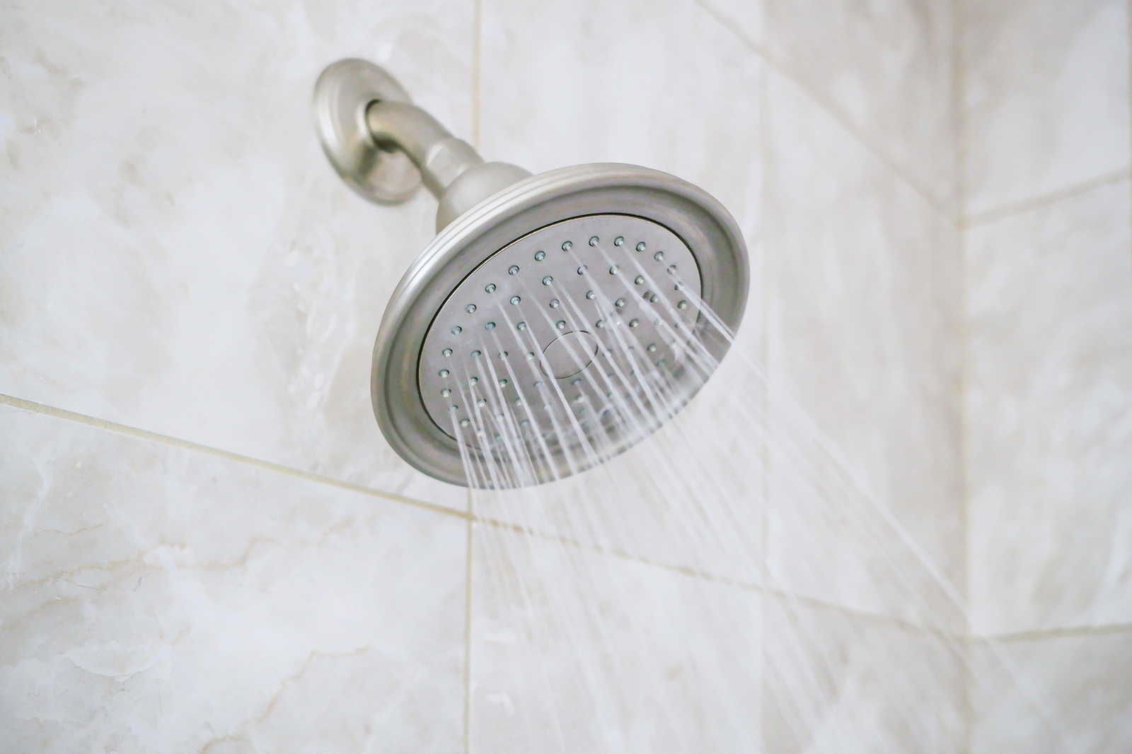 Close up of a shower head