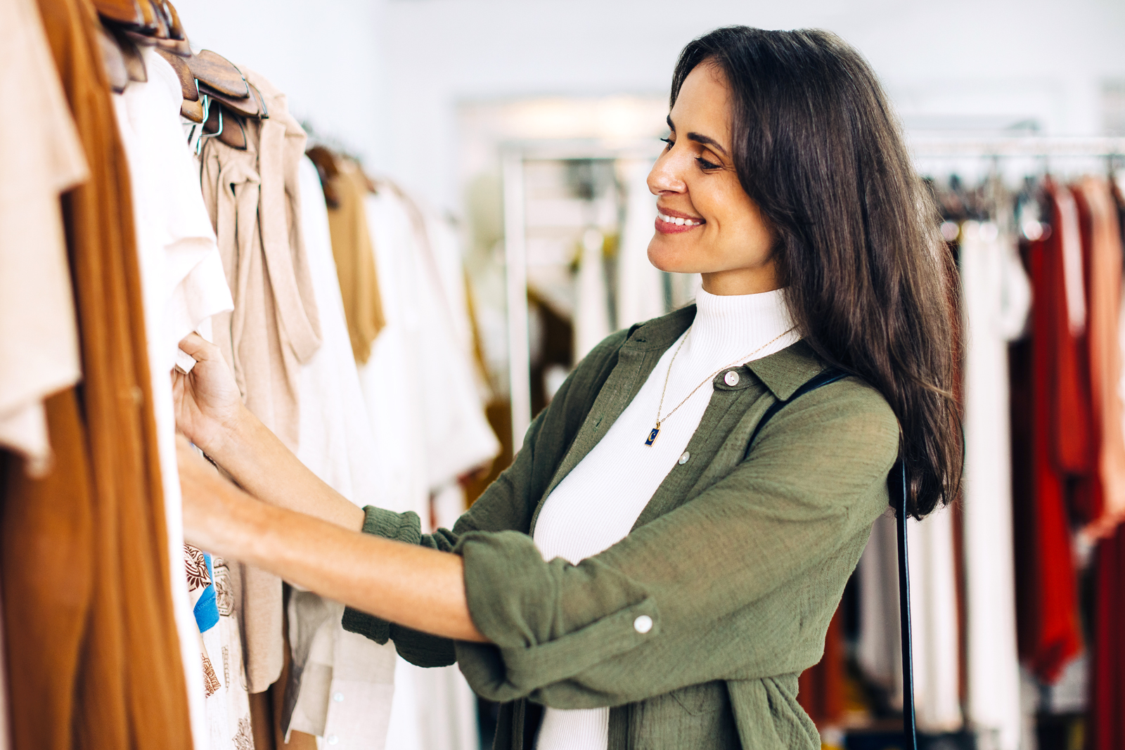 Woman shopping