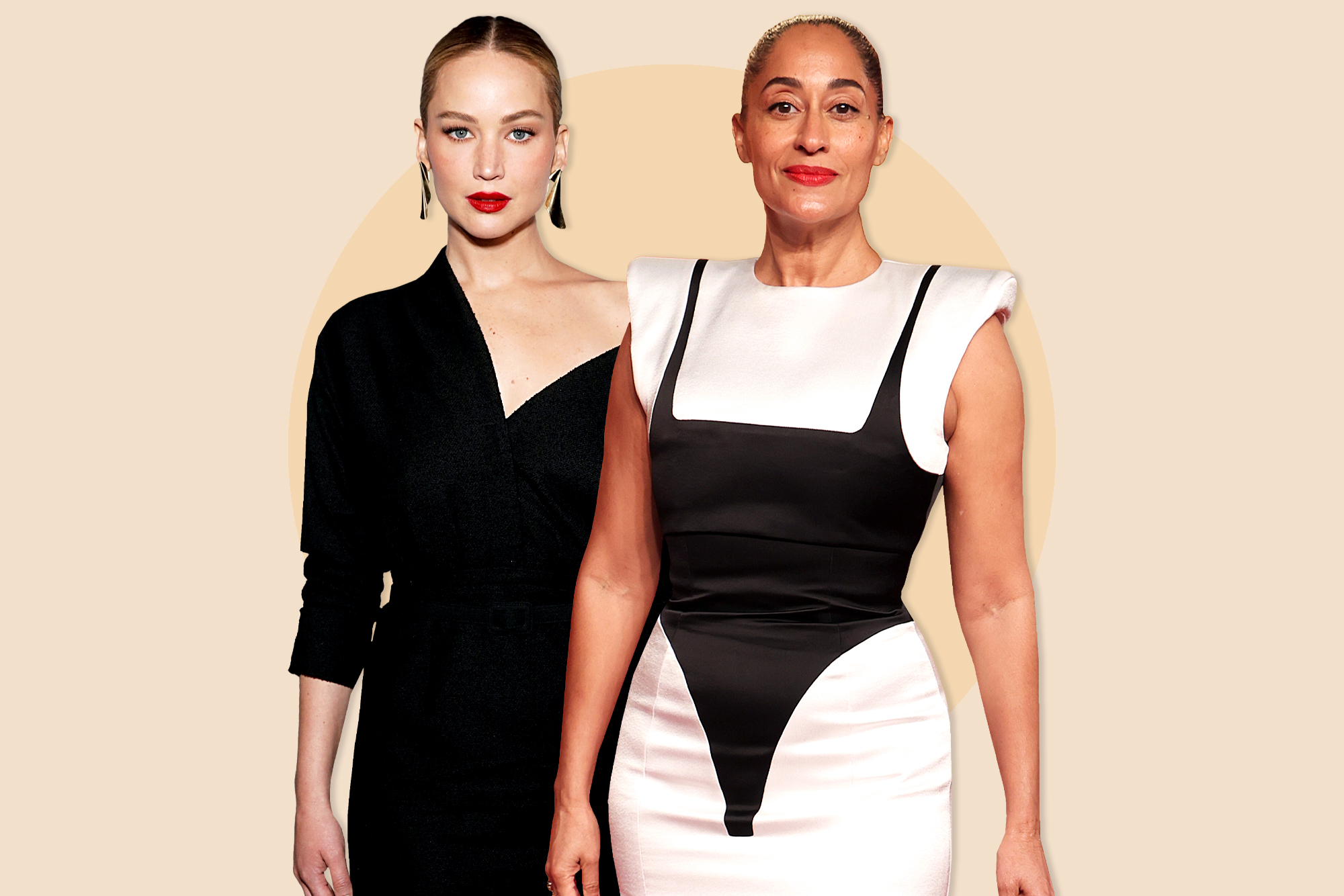 Jennifer Lawrence and Tracee Ellis Ross